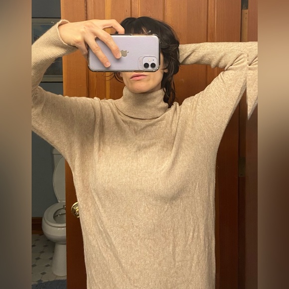 Turtleneck Sweater Dress - Picture 6 of 8